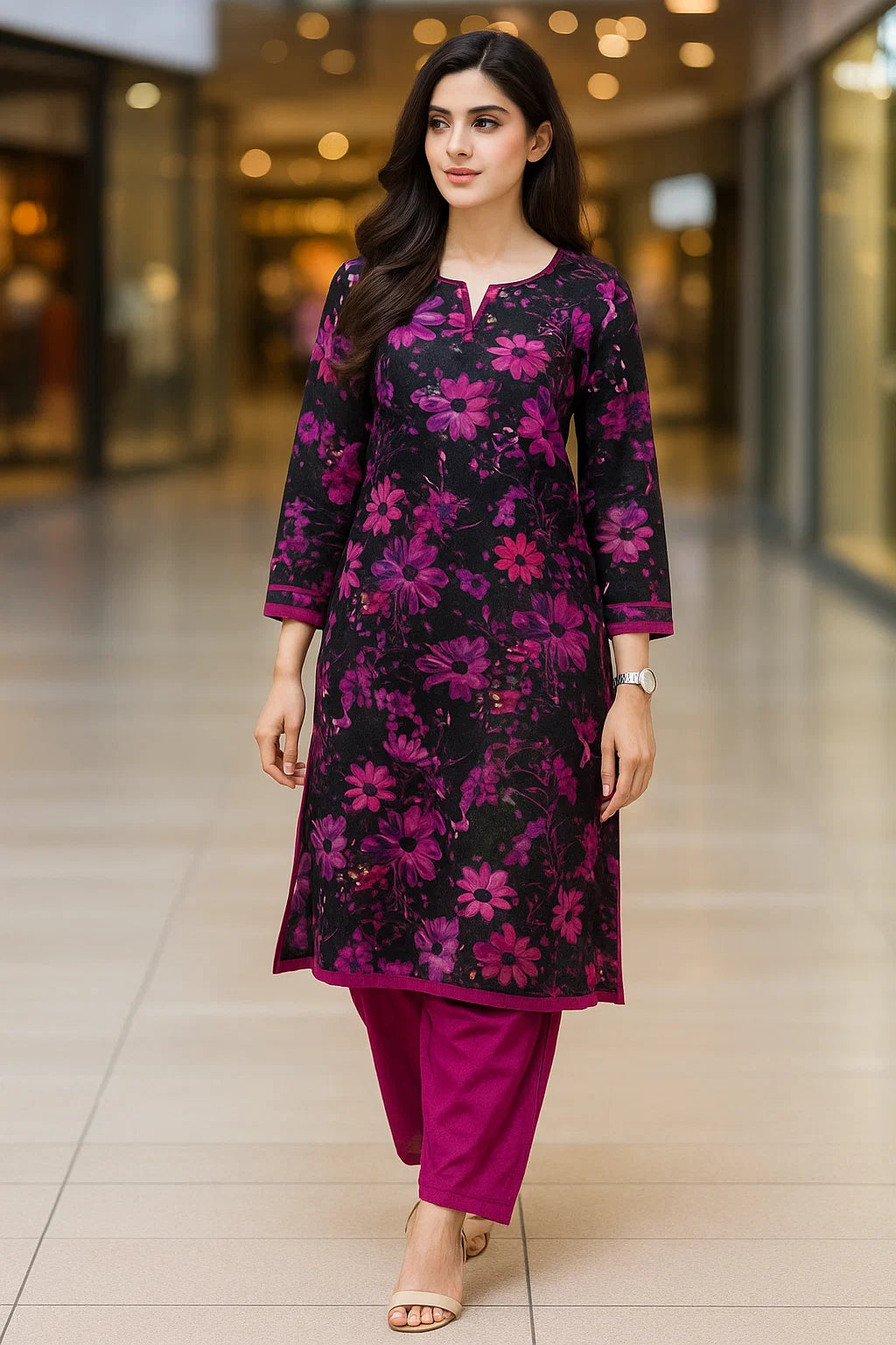 Gul-Mina Digital Lawn Print 2pc