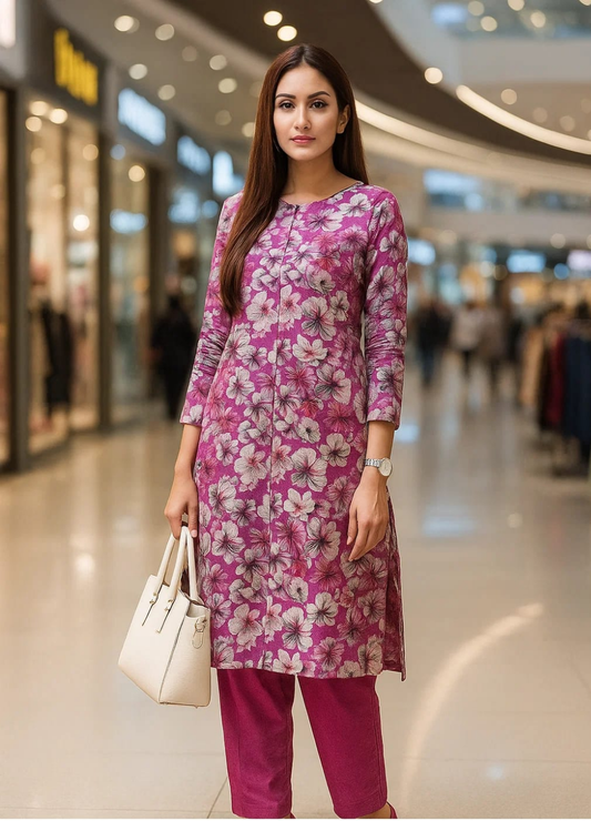 Gul Mina Digital Print 2pc