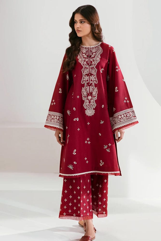Elegant E01- Embroidered 2Pc marina Dress.