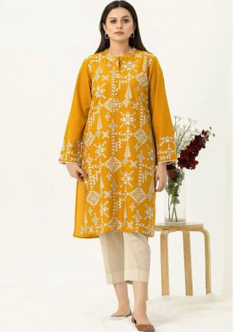 Elegant-2PC LAWN EMBROIDERED SHIRT AND TROUSER - 0009