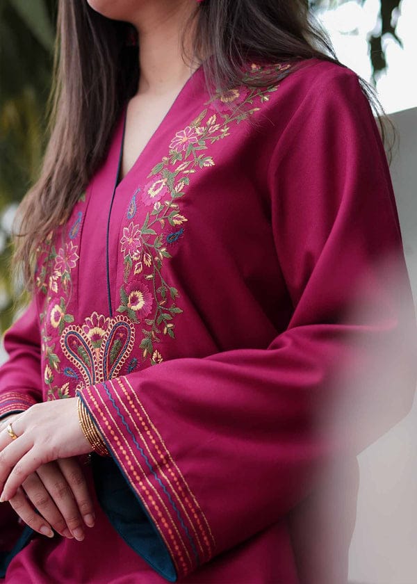 Elegant-2PC LAWN EMBROIDERED SHIRT AND TROUSER - 0011